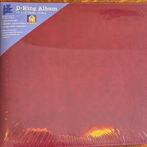 PIONEER D-Ring Album in Rich Burgundy